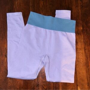 DSG Seamless Iridescent Activewear Leggings - Smokey Lavender Sapphire